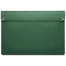 Футляр для ноутбука Spigen Valentinus 13-14", Искусственная кожа, Jeju Green