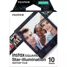 Fujifilm Instax Square Film Star Illumination (10 sheets), Black