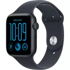 Apple Watch SE 3 44mm Aluminum Case with Navy Blue Sport Band - M/L MJL94 GPS, Midnight