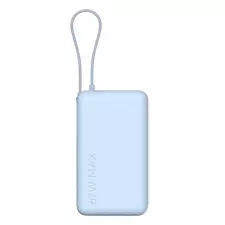 Acumulator extern Xiaomi BHR08NZGL, 10000mAh, Albastru deschis