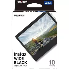 Fujifilm Instax Wide Film (10 sheets), Black Frame