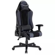 Scaun Gaming Lumi CH09-1, PU Piele, Negru | Albastru