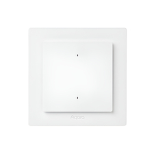Aqara Zigbee/ Thread Light Switch H2 EU ( 2 Buttons, 1 Channels), White
