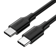 UGREEN Cable Type-C to Type-C TPE 1.5m 480Mbps 3A 60W US286, Black