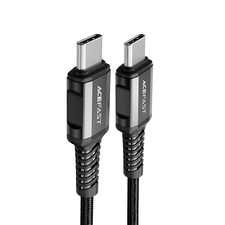 Acefast Cable Type-C to Type-C 60W 1.2m Aluminum Alloy, Black