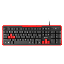 Genesis Keyboard Rhod 110, US Layout, Red