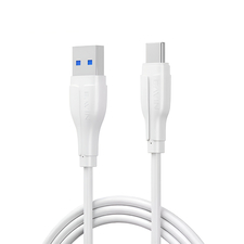 BAVIN Charging & Data Cable USB-A to Type-C, TPE, 1m, 18W, White