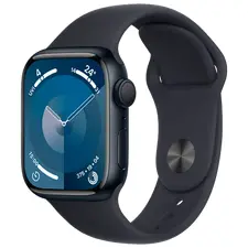 Apple Watch Series 9 GPS, 41mm Midnight Aluminium Case with Midnight Sport Band - S/M, MR8W3