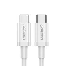 UGREEN Cable Type-C 2.0 to Type-C 2.0 5A 60W 2M, White | US300