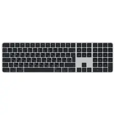 Tastatură Wireless Apple Magic with Touch ID and Numeric Keypad, Black