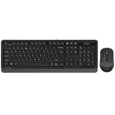 Tastatură + Mouse Wireless A4Tech FG1010S, Gray