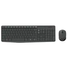 Tastatură + Mouse Wireless Logitech MK235, Gray