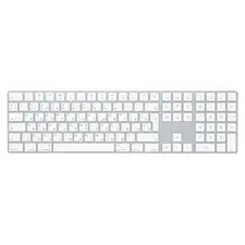 Tastatură Wireless Apple Magic with Numeric Keypad, White