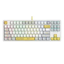 Tastatură Gaming Bloody S87, Cu fir, White