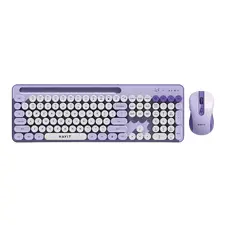 Tastatură Gaming Havit KB832GCM, Fără fir, Violet/White