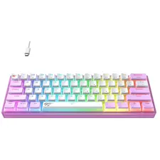 Tastatură Gaming Havit KB877L, Cu fir / Fără fir, Violet/White