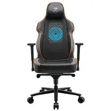 Scaun Gaming Cougar NxSys AERO, PU Piele, Black/Orange