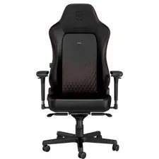 Scaun Gaming Noblechairs Hero, Piele naturală, Black/Red