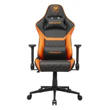 Scaun Gaming Cougar Armor One V2, PVC Piele, Black/Orange