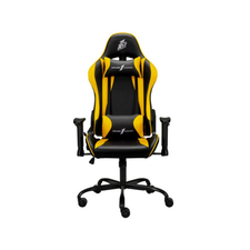 Scaun Gaming 1STPLAYER S01, PU with Sponge Recombination / Mesh, Black/Yellow