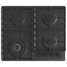 Plită incorporabilă pe gaz Gorenje GW 642 SYB, Black