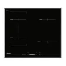 Plită încorporabilă electrică cu inducție Sharp KH6I27CS00EU, Black