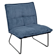 Fotoliu Deco Bronx 665 Blue VELVET