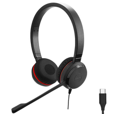 Căști Jabra Evolve 20SE Stereo, Negru