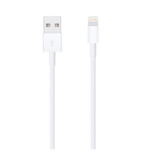 Cablu de încărcare și date Apple Lightning la USB, 1m, Alb