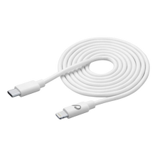 Cable de date Cellularline Power Cable, Lightning/USB Type-C, 3m, Alb