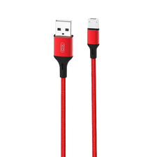 Cablu încărcare și sincronizare XO NB143, Micro-USB/USB Type-A, 2m, Roșu