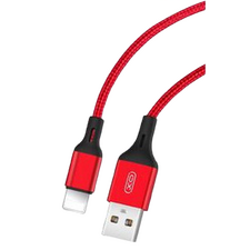 Cablu încărcare și sincronizare XO NB143, USB Type-A/Lightning, 2m, Roșu