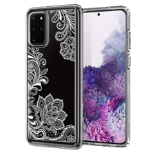 Husă Spigen Ciel Galaxy S20+, Mandala albă