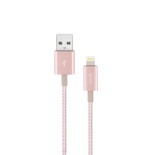 Cablu încărcare și sincronizare Moshi iPhone Lighting USB Cable, USB Type-A/Lightning, 1,2m, Roz