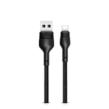 Cablu încărcare și sincronizare XO NB55, USB Type-A/USB Type-C, 1m, Negru