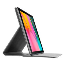 Husă pentru tabletă Cellularline Folio - Galaxy Tab A 8.0 (2019), Piele artificială, Negru