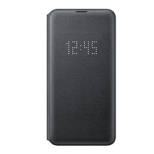 Husă tip carte Samsung LED Flip Wallet for Galaxy S10E, Negru