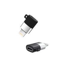 Adaptor USB XO NB149A, micro-USB (F)/USB Type-C, Negru