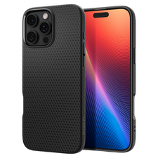 Husă Spigen iPhone 16 Pro Liquid Air, Negru mat