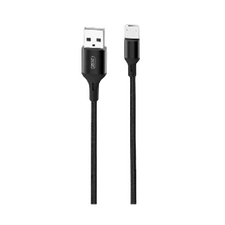 Cablu încărcare și sincronizare XO NB143, USB Type-A/USB Type-C, 2m, Negru