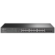 Switch de rețea TP-LINK TL-SG3428, 24x 10/100/1000 Mbps, 4x SFP