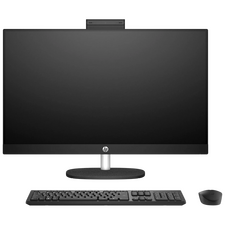 Computer All-in-One HP 24-cr0075ci, 24", Intel Core i5-1335U, 8GB/512GB, FreeDOS, Negru