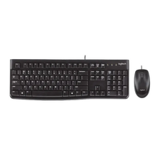 Set Tastatură + Mouse Logitech MK120, Cu fir, Negru