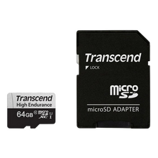 Card de Memorie Transcend MicroSDXC Class 10, 64GB (TS64GUSD350V)