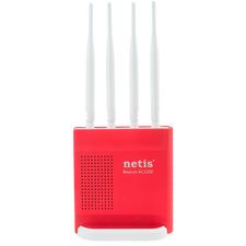 Router fără fir Netis WF2681, Roșu