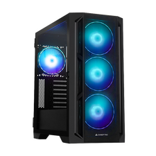 Carcasă PC Chieftec APEX Lumo, Midi-Tower, Fără PSU, Negru