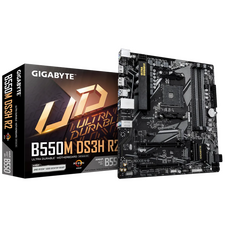 Placă de bază Gigabyte B550M DS3H R2, AM4, AMD B550, Micro-ATX