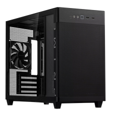 Carcasă PC ASUS Prime AP201 Tempered Glass Edition, Mini-Tower, Negru