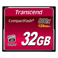 Card de Memorie Transcend CompactFlash 800, 32GB (TS32GCF800)