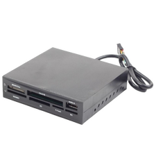 Кардридер Gembird FDI2-ALLIN1-02-B, , Чёрный